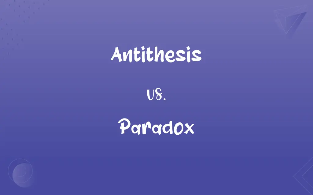 antithesis and paradox difference