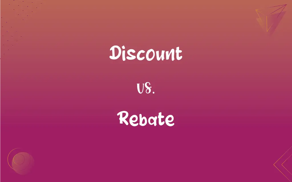 Discount Vs Rebate What s The Difference Discount Vs Rebate What s The Difference
