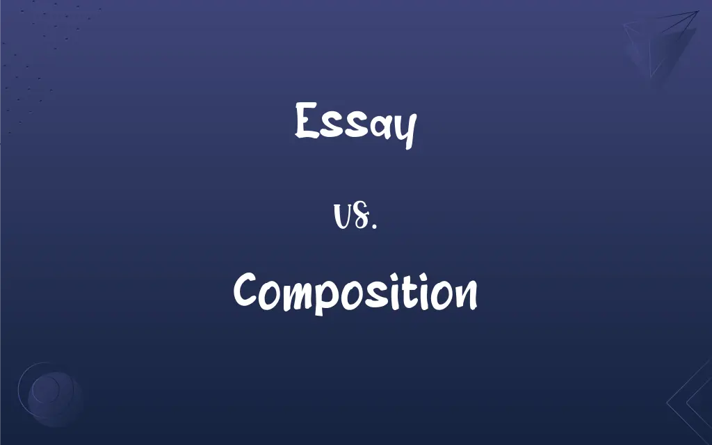 composition and essay are same