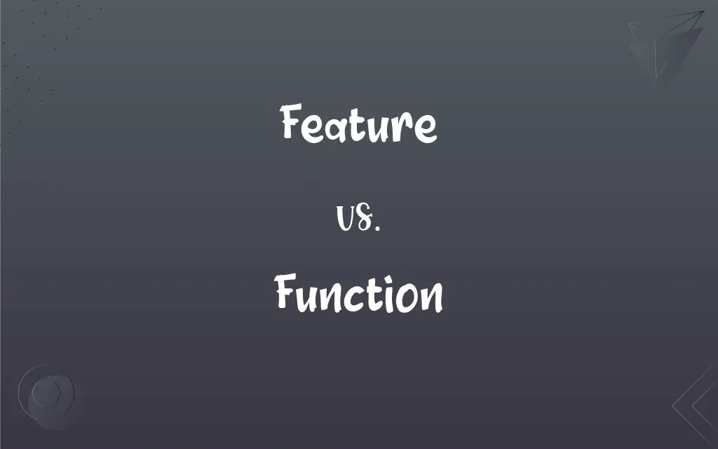 Feature vs. Function: What's the Difference?