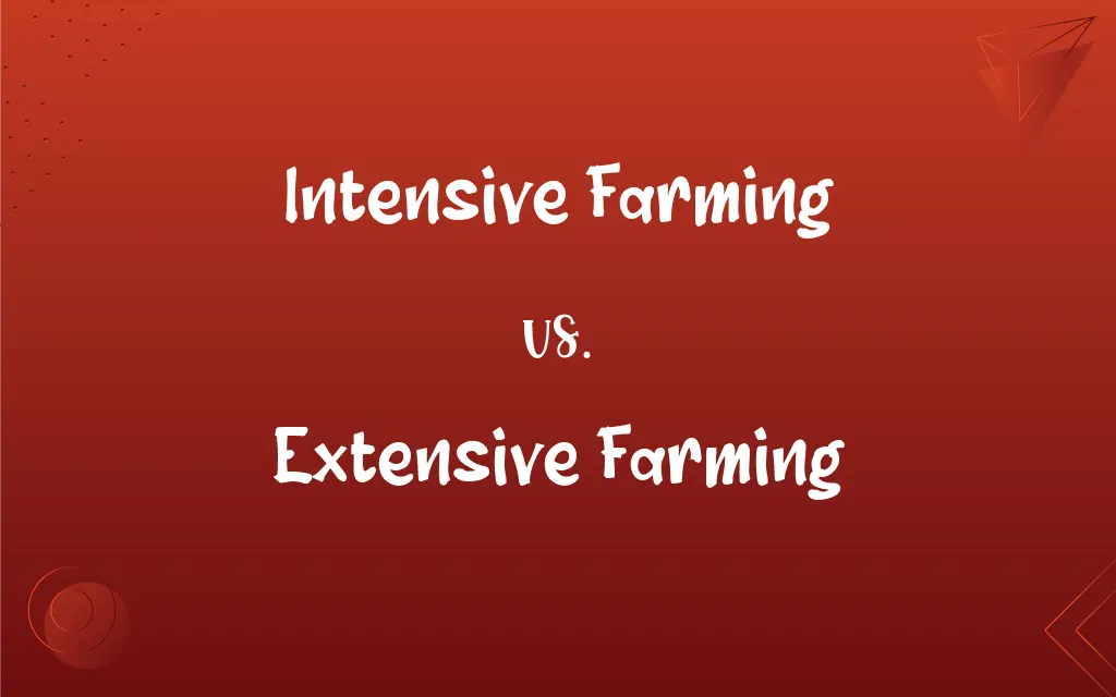 extensive farming vs intensive farming