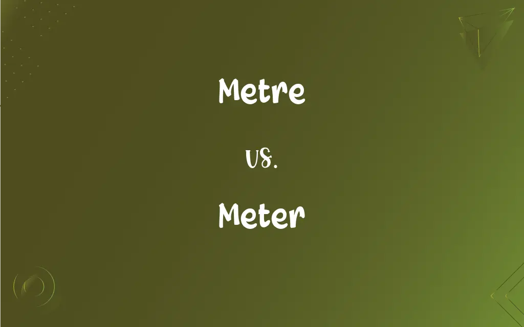 Atletisch Roeispaan Dislocatie Metre vs. Meter – Difference Wiki