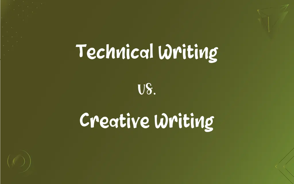 is creative writing and technical writing the same